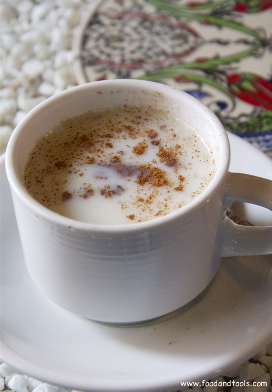 Hot Turkish Wintertime Drink – Salep – Food and Tools