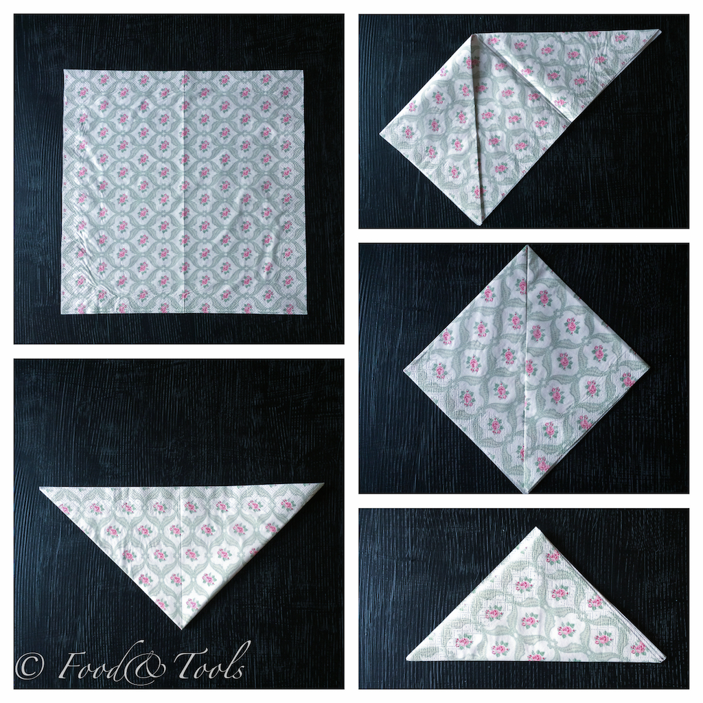 4 Easy Napkin Folding Techniques, Napkin Folding